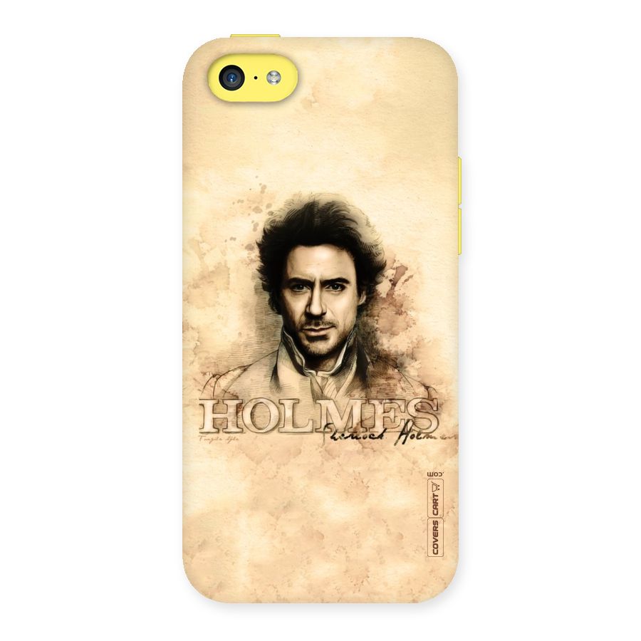 Sherlock Holmes Fan Art Back Case for iPhone 5C