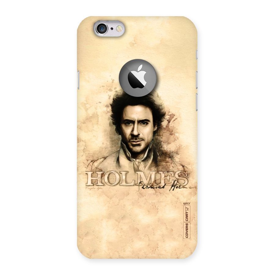 Sherlock Holmes Fan Art Back Case for iPhone 6 Logo Cut