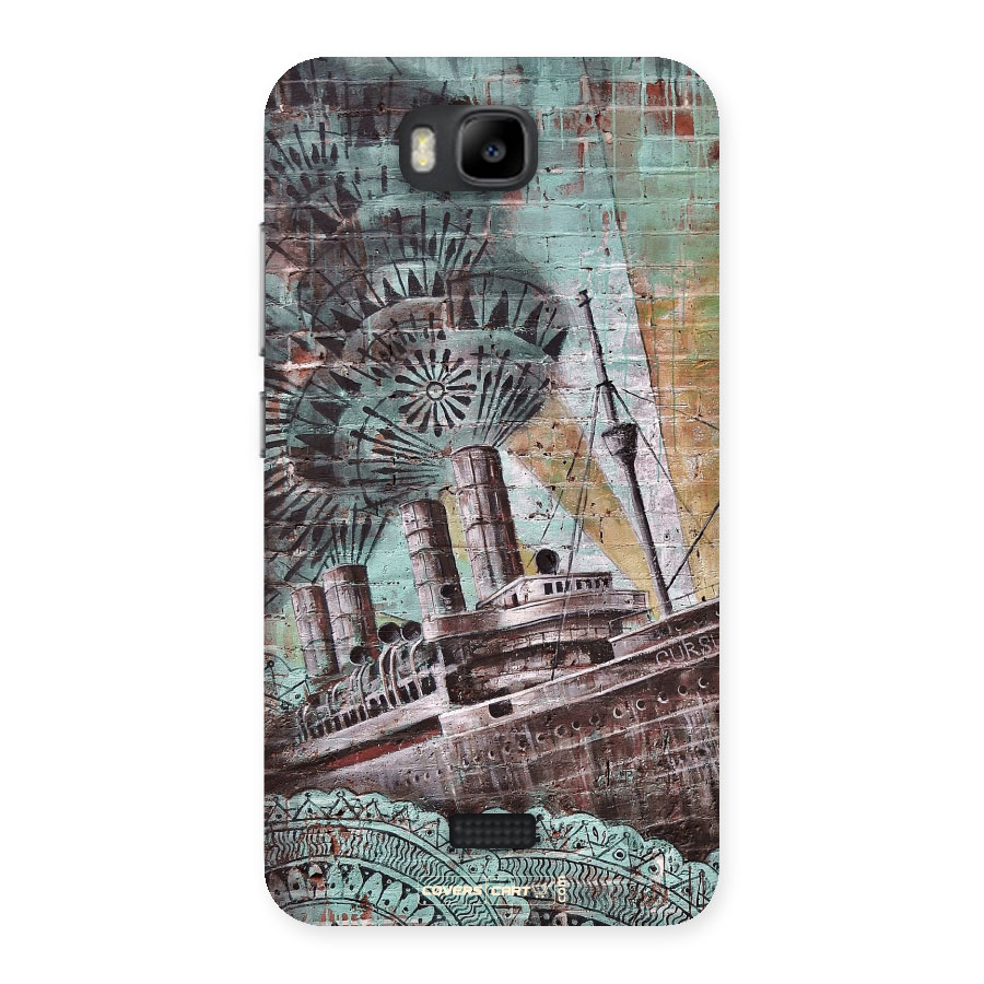 Ship Art Back Case for Honor Bee