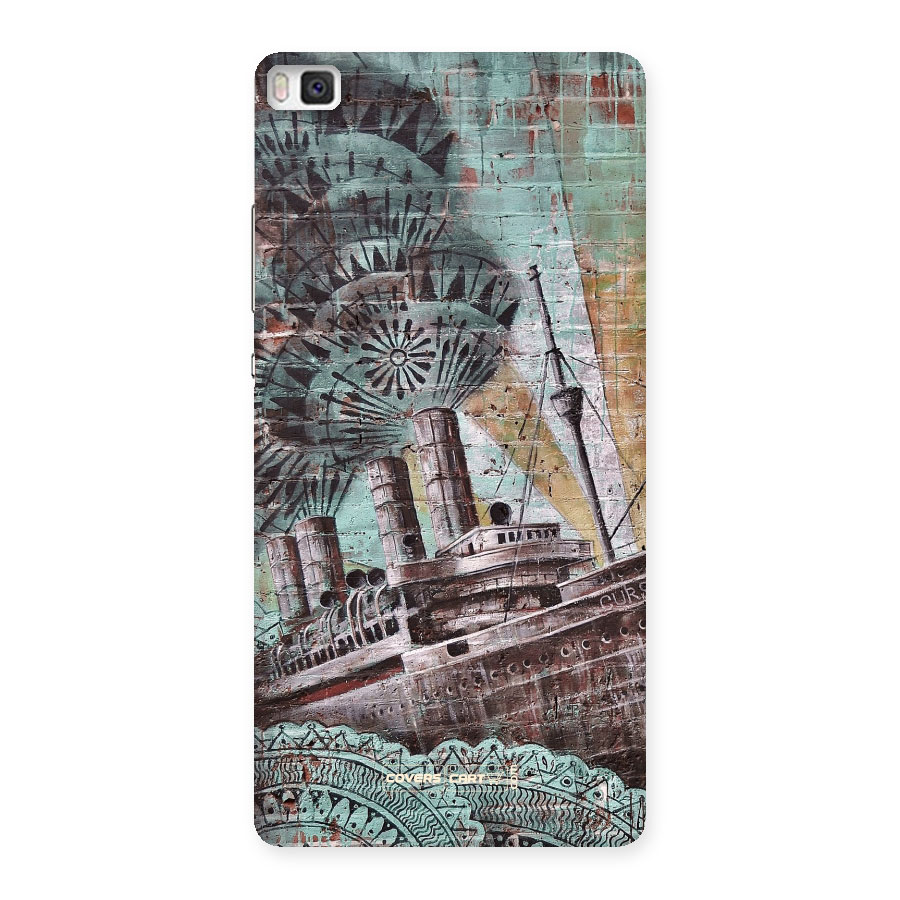 Ship Art Back Case for Huawei P8