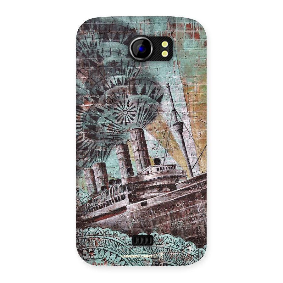 Ship Art Back Case for Micromax A110 Canvas 2