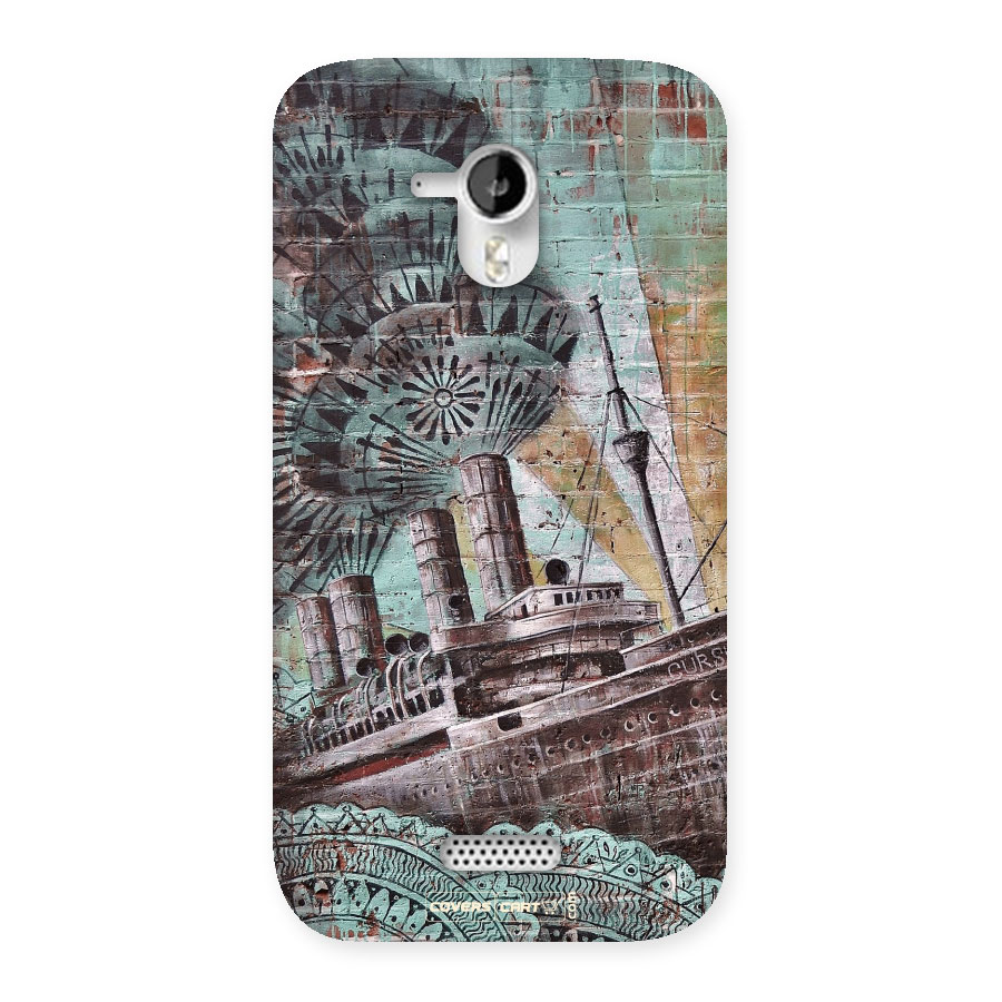Ship Art Back Case for Micromax A116 Canvas HD