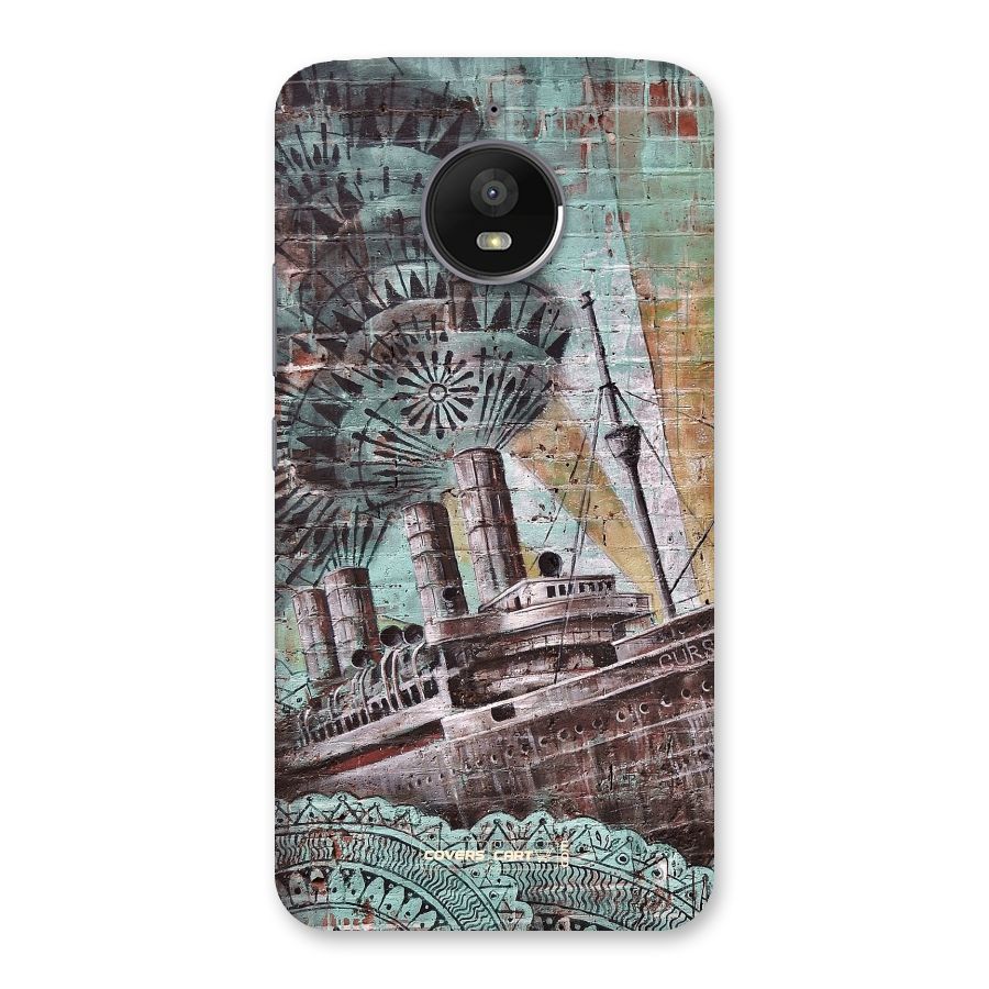 Ship Art Back Case for Moto E4 Plus