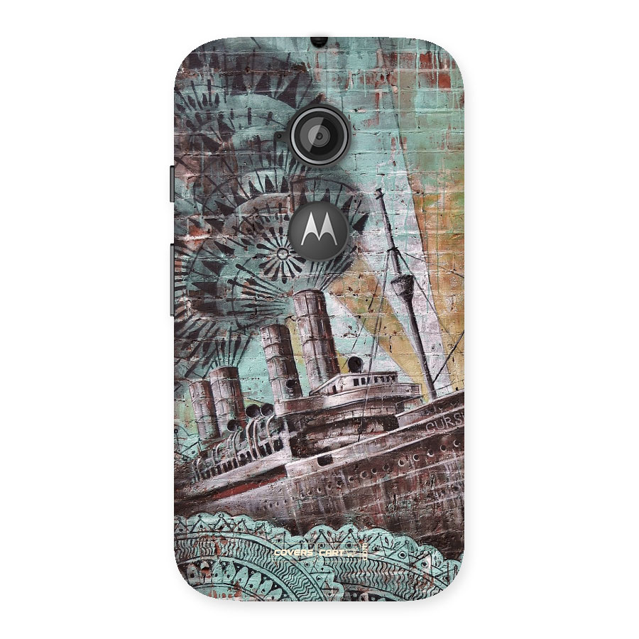 Ship Art Back Case for Moto E 2nd Gen