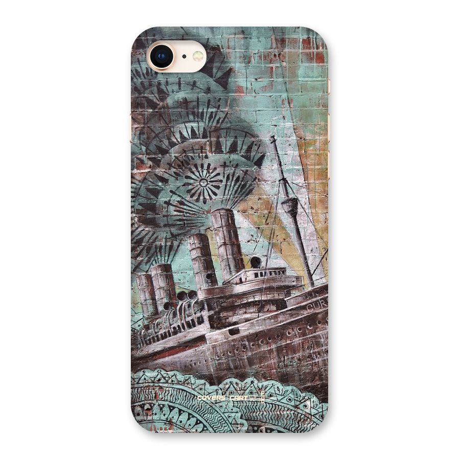 Ship Art Back Case for iPhone 8