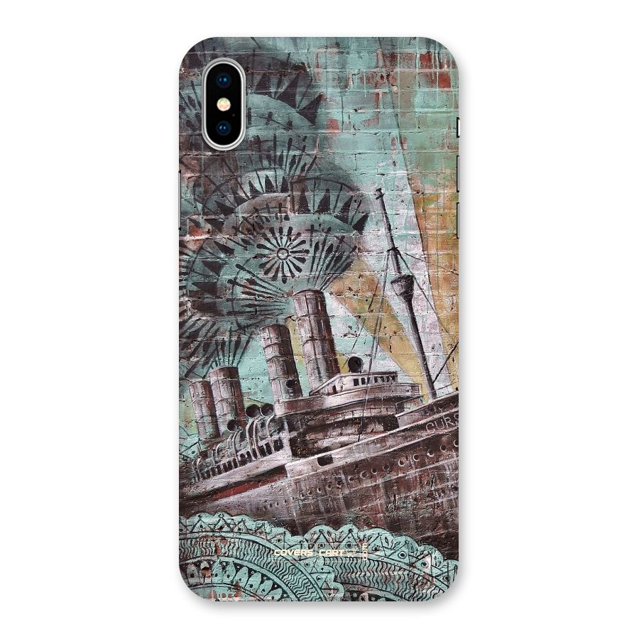 Ship Art Back Case for iPhone X