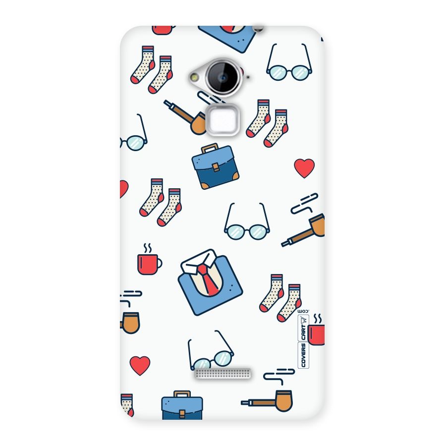 Shirt Spectacles Pattern Back Case for Coolpad Note 3