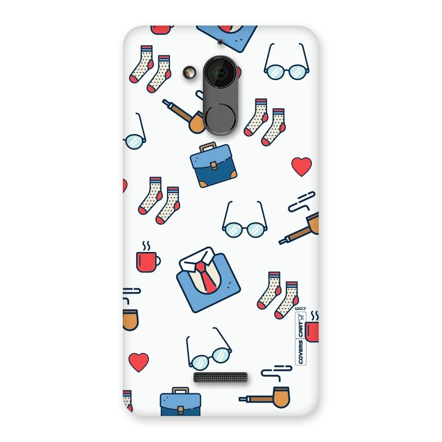 Shirt Spectacles Pattern Back Case for Coolpad Note 5