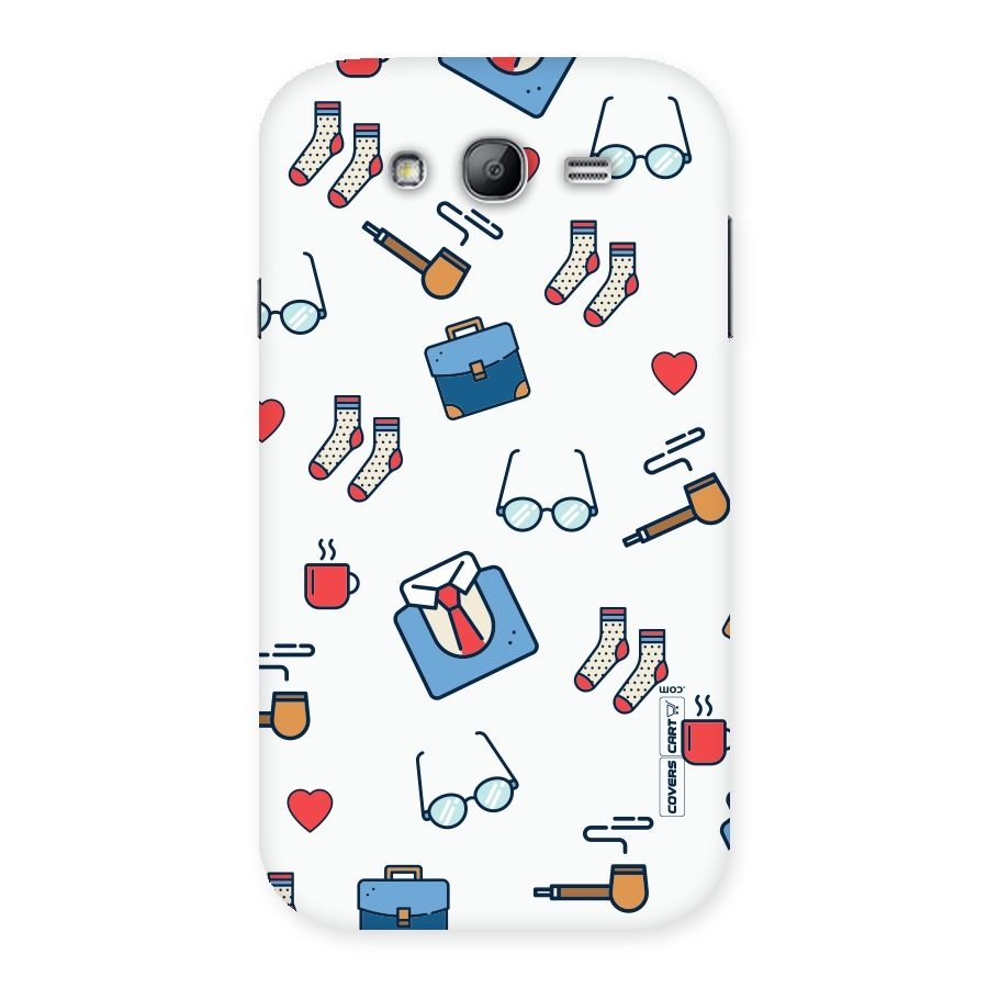 Shirt Spectacles Pattern Back Case for Galaxy Grand Neo