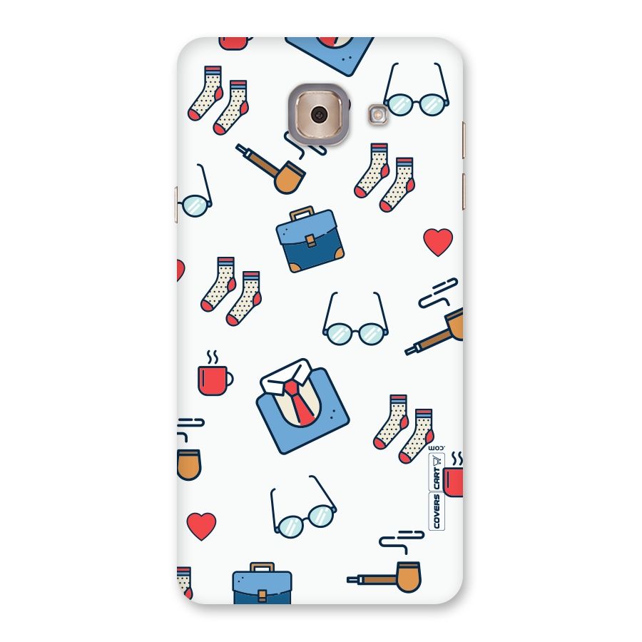 Shirt Spectacles Pattern Back Case for Galaxy J7 Max