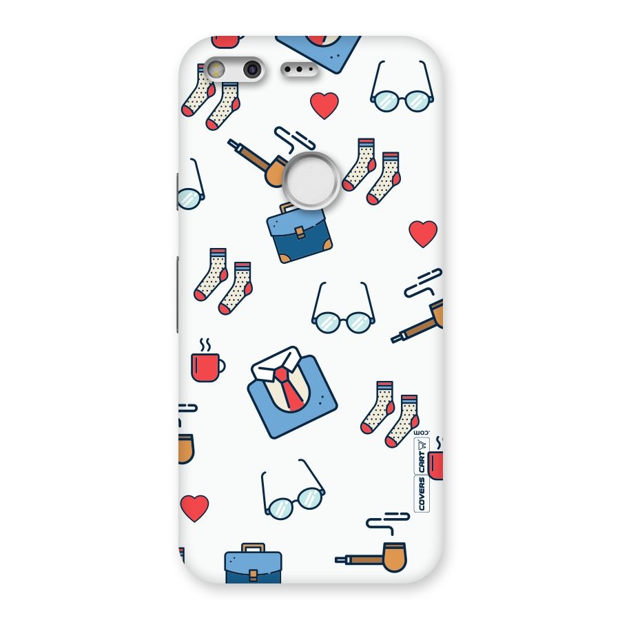 Shirt Spectacles Pattern Back Case for Google Pixel