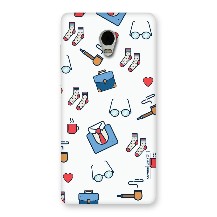 Shirt Spectacles Pattern Back Case for Lenovo Vibe P1