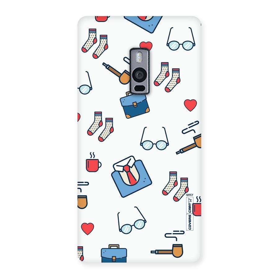 Shirt Spectacles Pattern Back Case for OnePlus Two