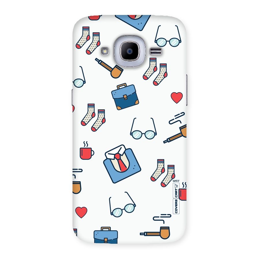 Shirt Spectacles Pattern Back Case for Samsung Galaxy J2 Pro
