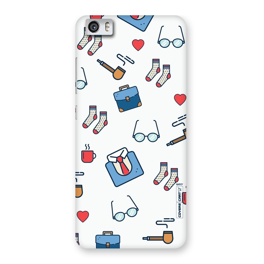 Shirt Spectacles Pattern Back Case for Xiaomi Redmi Mi5