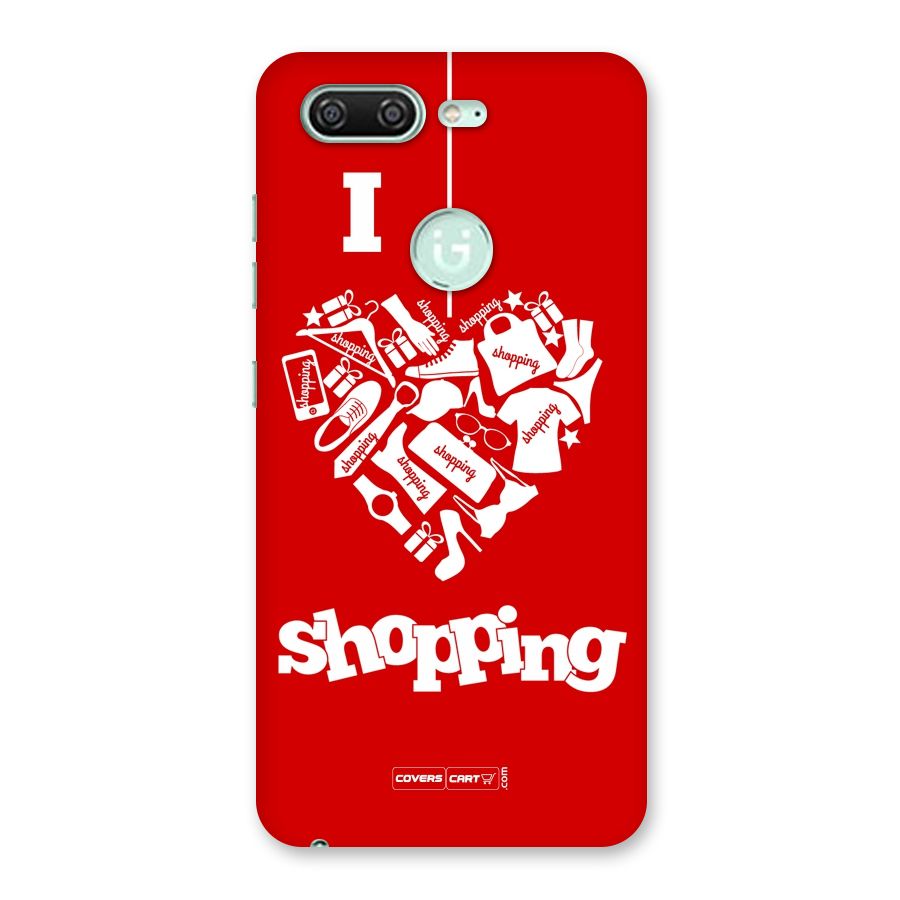 Shopaholic Shopping Love Back Case for Gionee S10