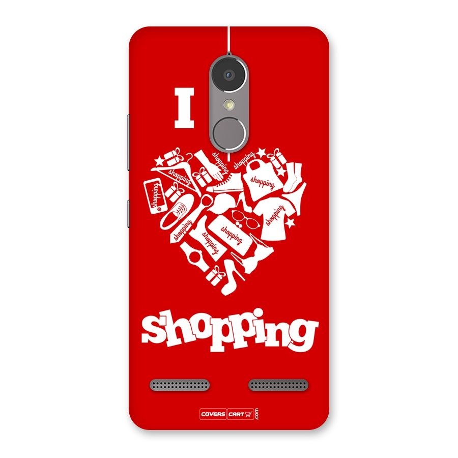Shopaholic Shopping Love Back Case for Lenovo K6