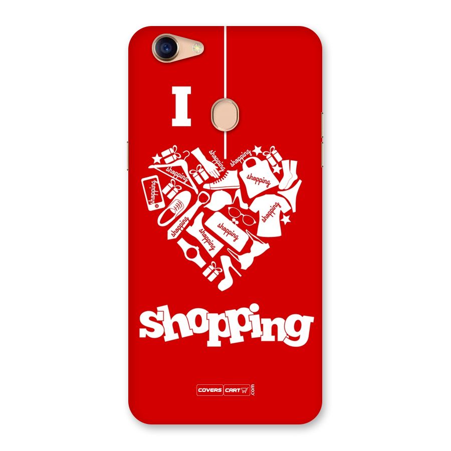 Shopaholic Shopping Love Back Case for Oppo F5