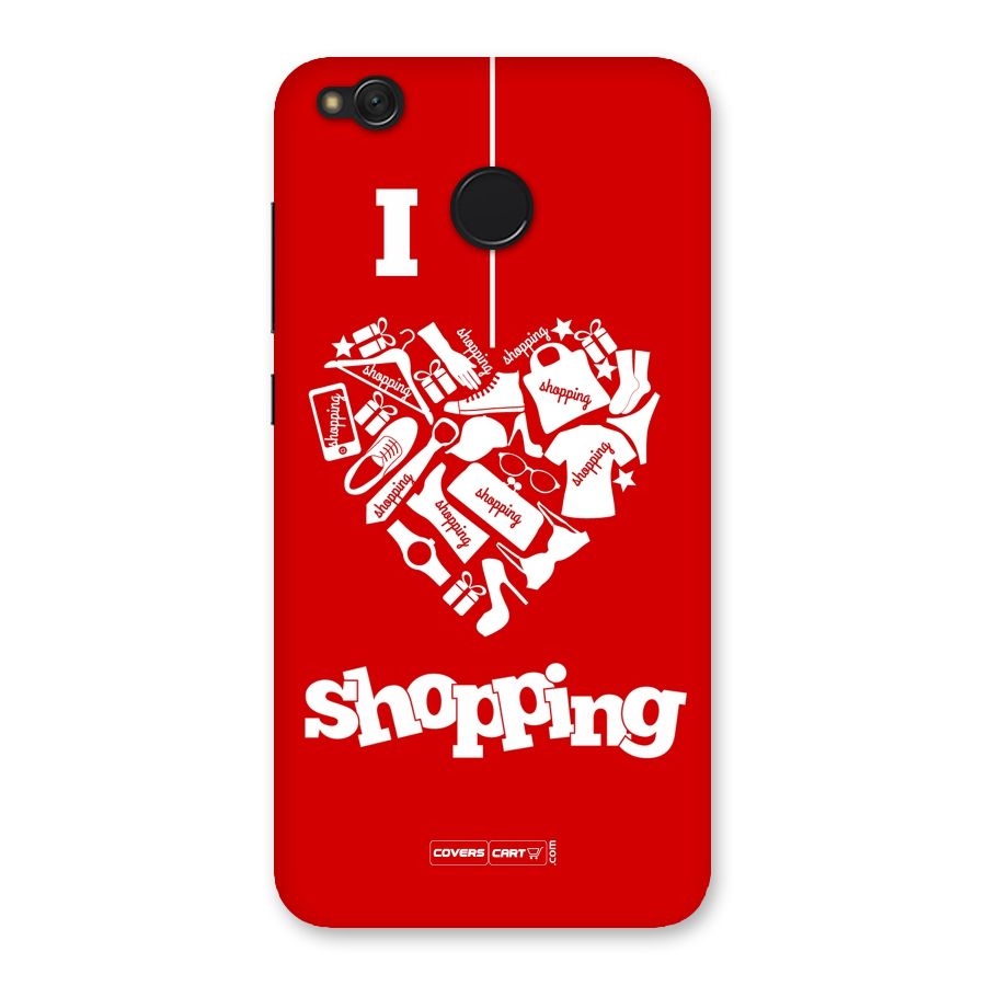 Shopaholic Shopping Love Back Case for Redmi 4
