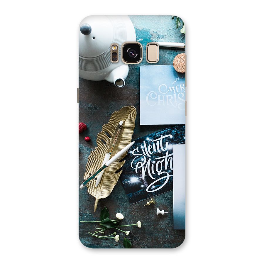 Silent Night Celebrations Back Case for Galaxy S8