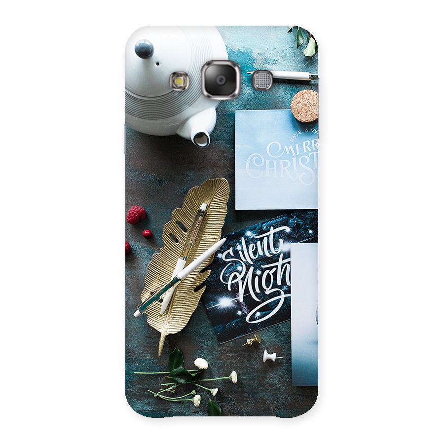 Silent Night Celebrations Back Case for Galaxy E7