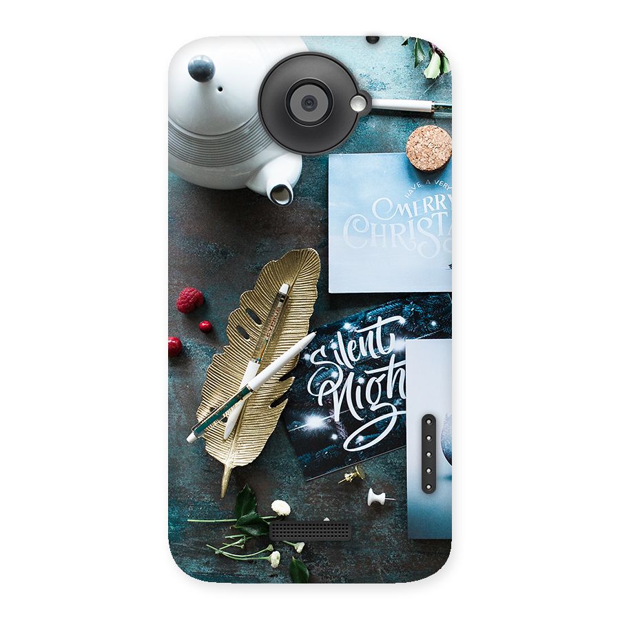 Silent Night Celebrations Back Case for HTC One X