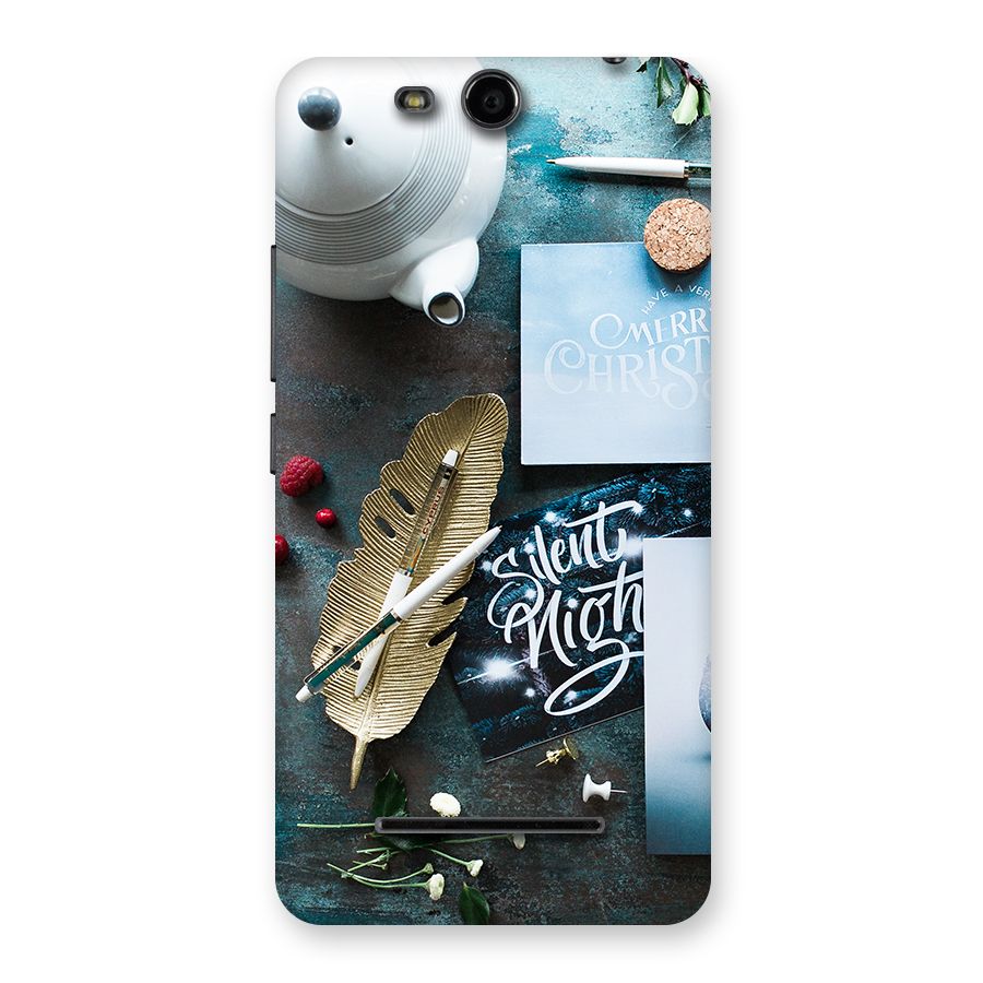 Silent Night Celebrations Back Case for Micromax Canvas Juice 3 Q392