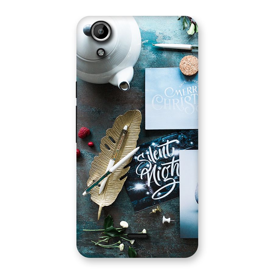 Silent Night Celebrations Back Case for Micromax Canvas Selfie Lens Q345