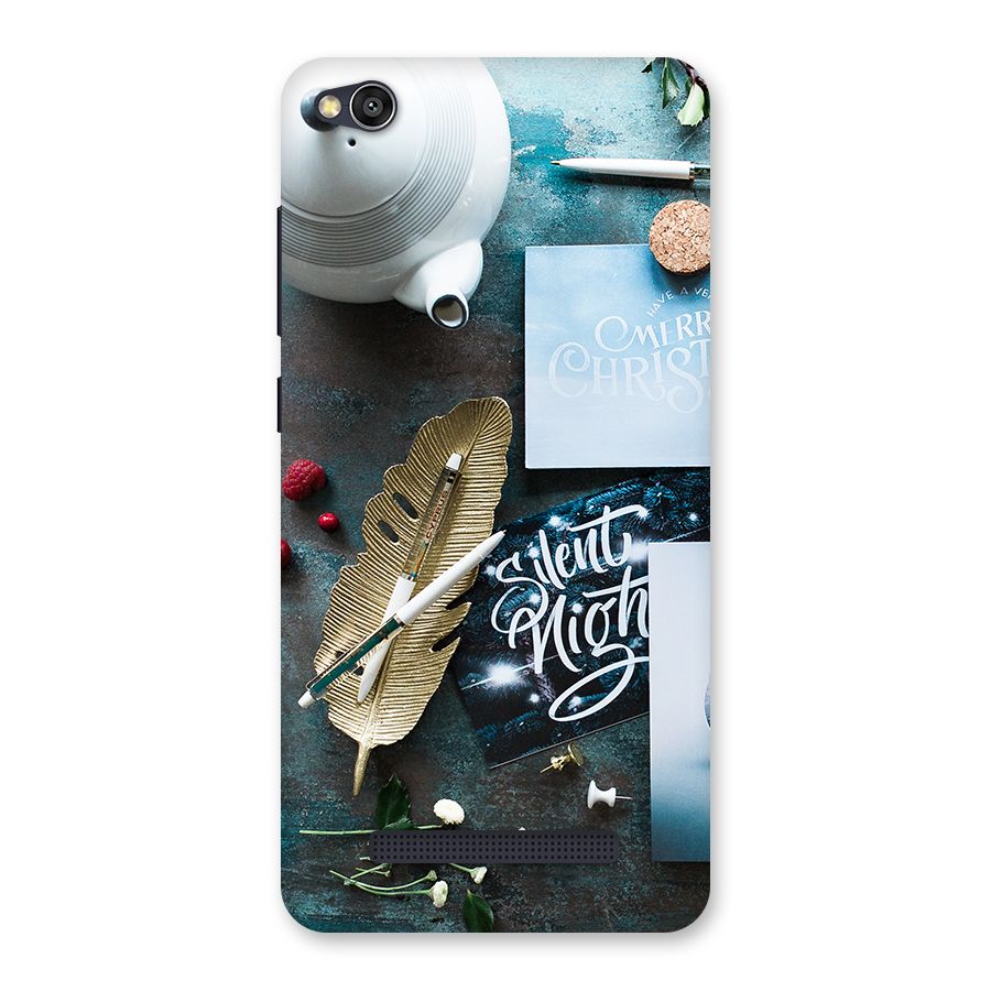 Silent Night Celebrations Back Case for Redmi 4A