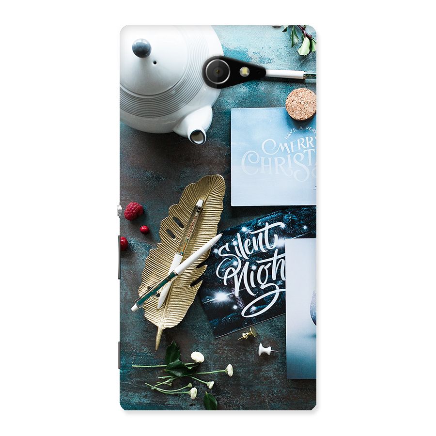 Silent Night Celebrations Back Case for Sony Xperia M2