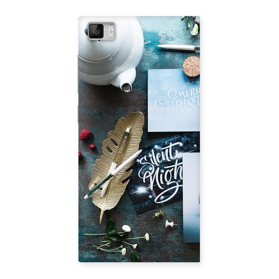 Silent Night Celebrations Back Case for Xiaomi Mi3