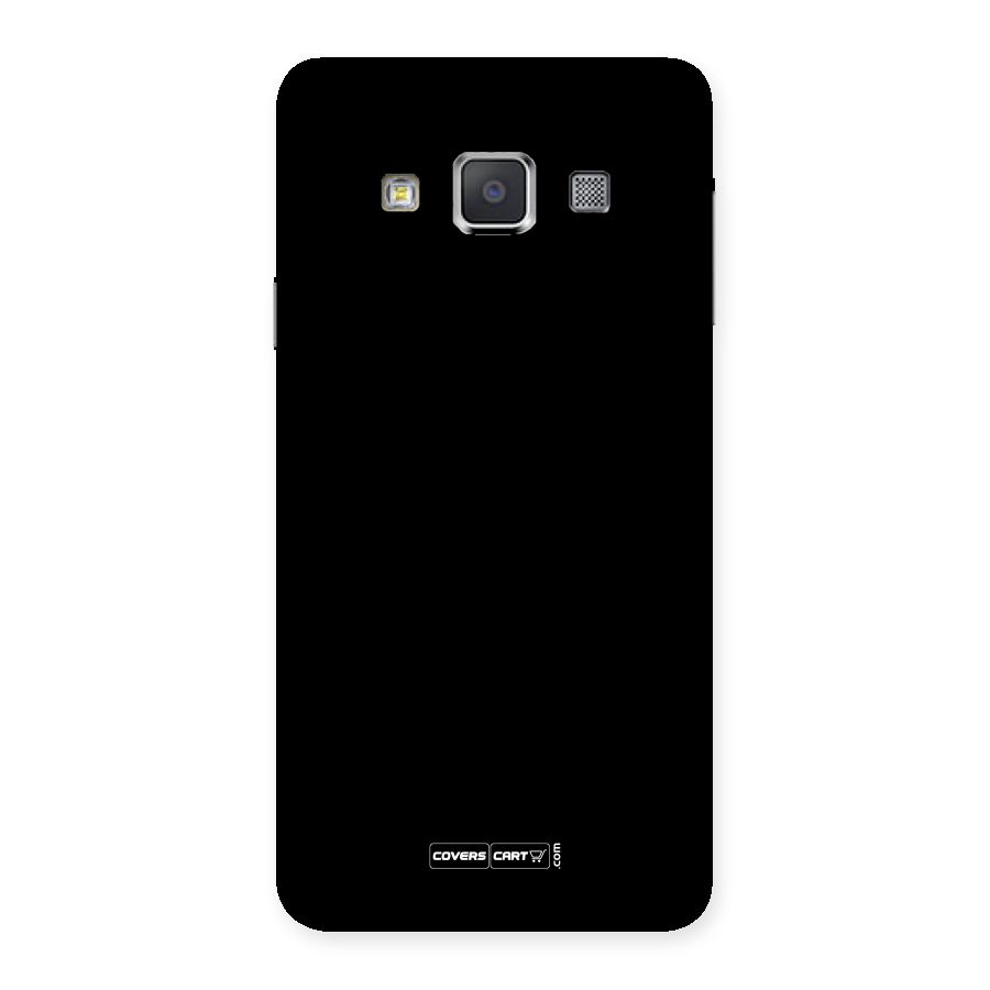 Simple Black Back Case for Galaxy A3