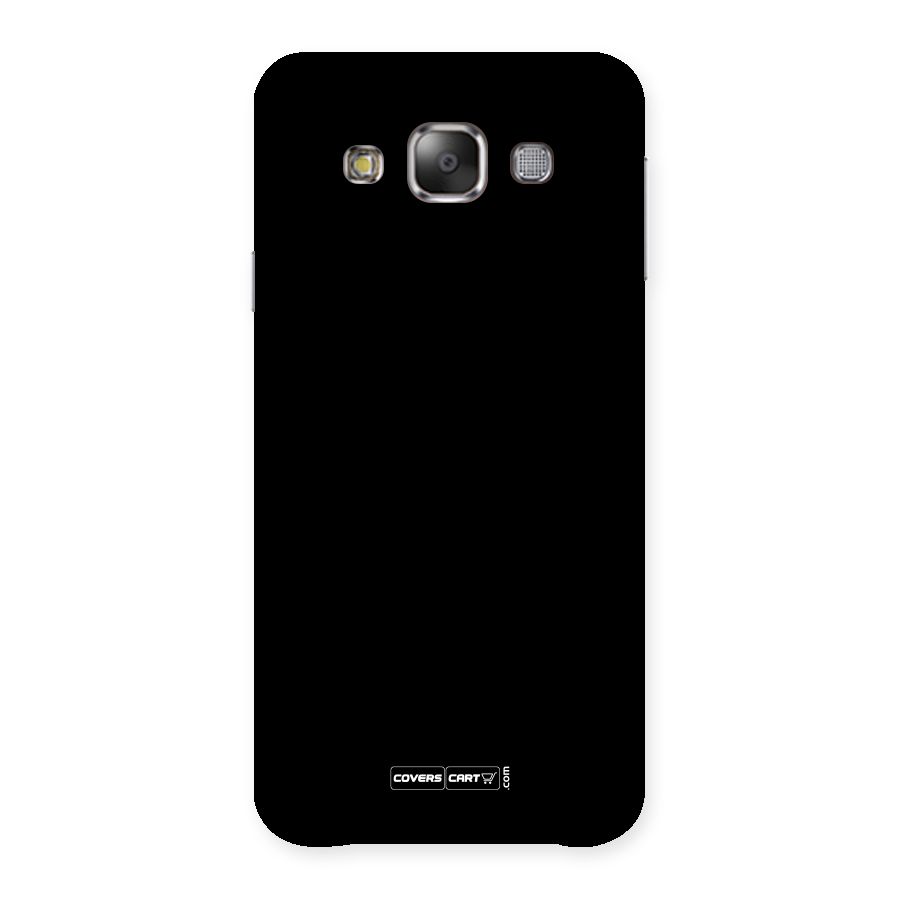 Simple Black Back Case for Galaxy E7