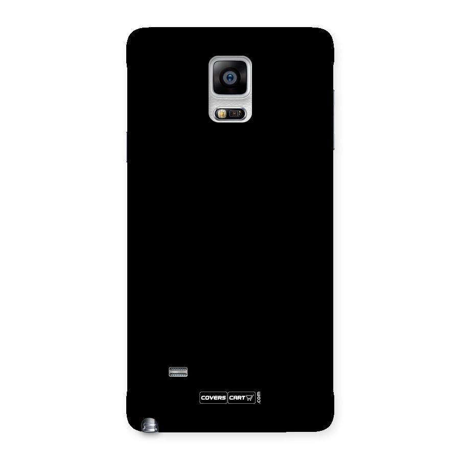 Simple Black Back Case for Galaxy Note 4