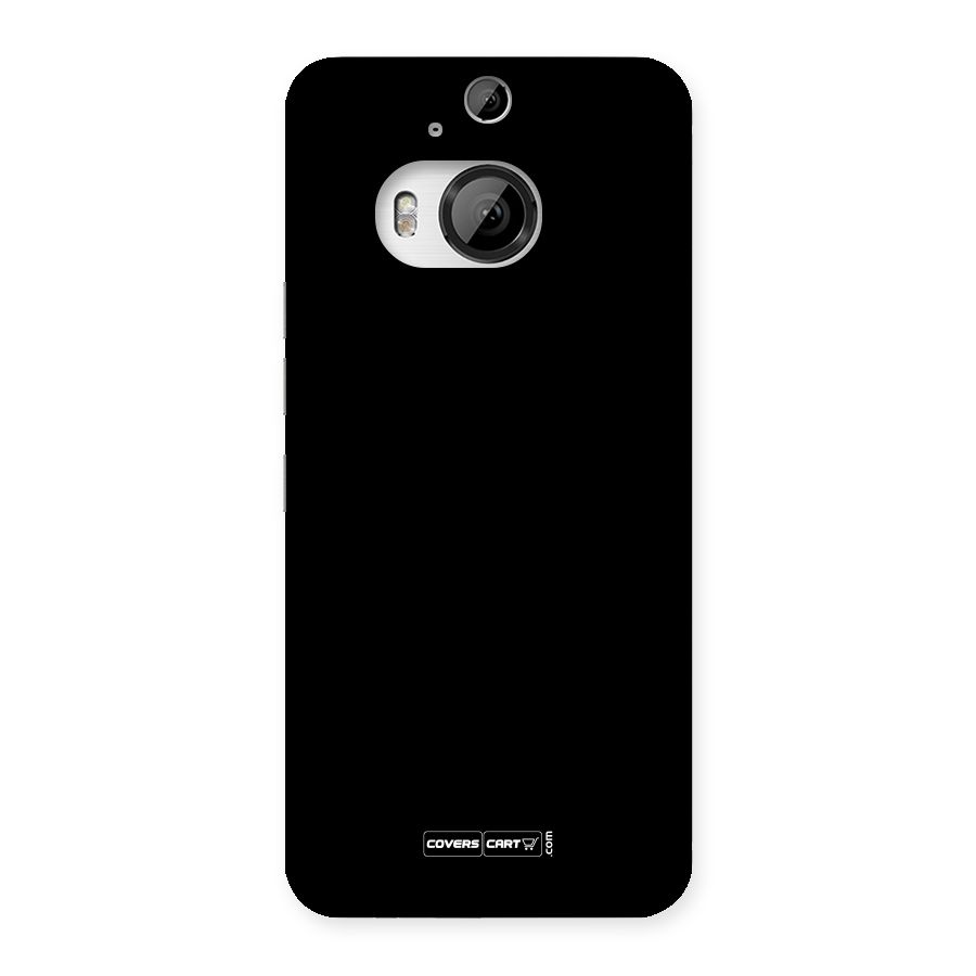 Simple Black Back Case for HTC One M9 Plus