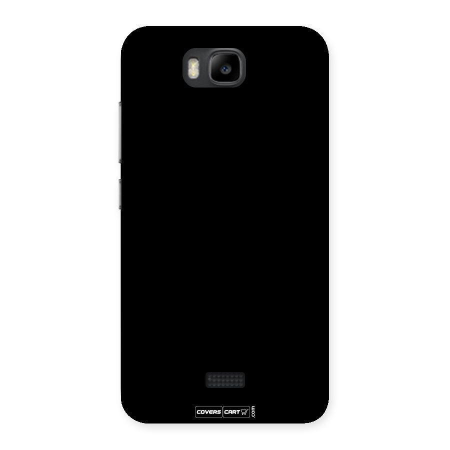 Simple Black Back Case for Honor Bee