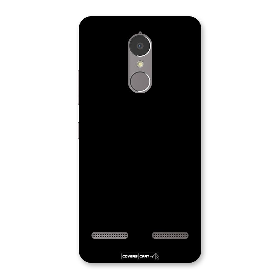 Simple Black Back Case for Lenovo K6