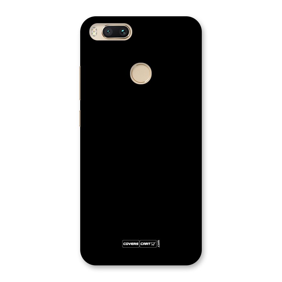 Simple Black Back Case for Mi A1