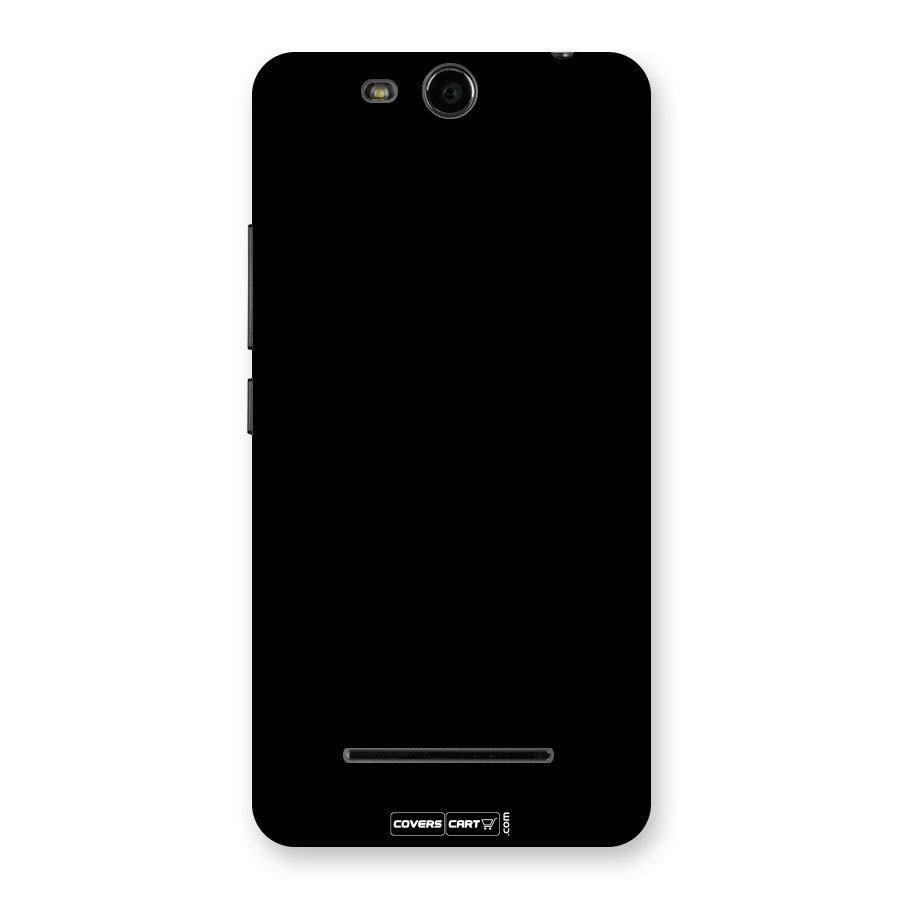 Simple Black Back Case for Micromax Canvas Juice 3 Q392