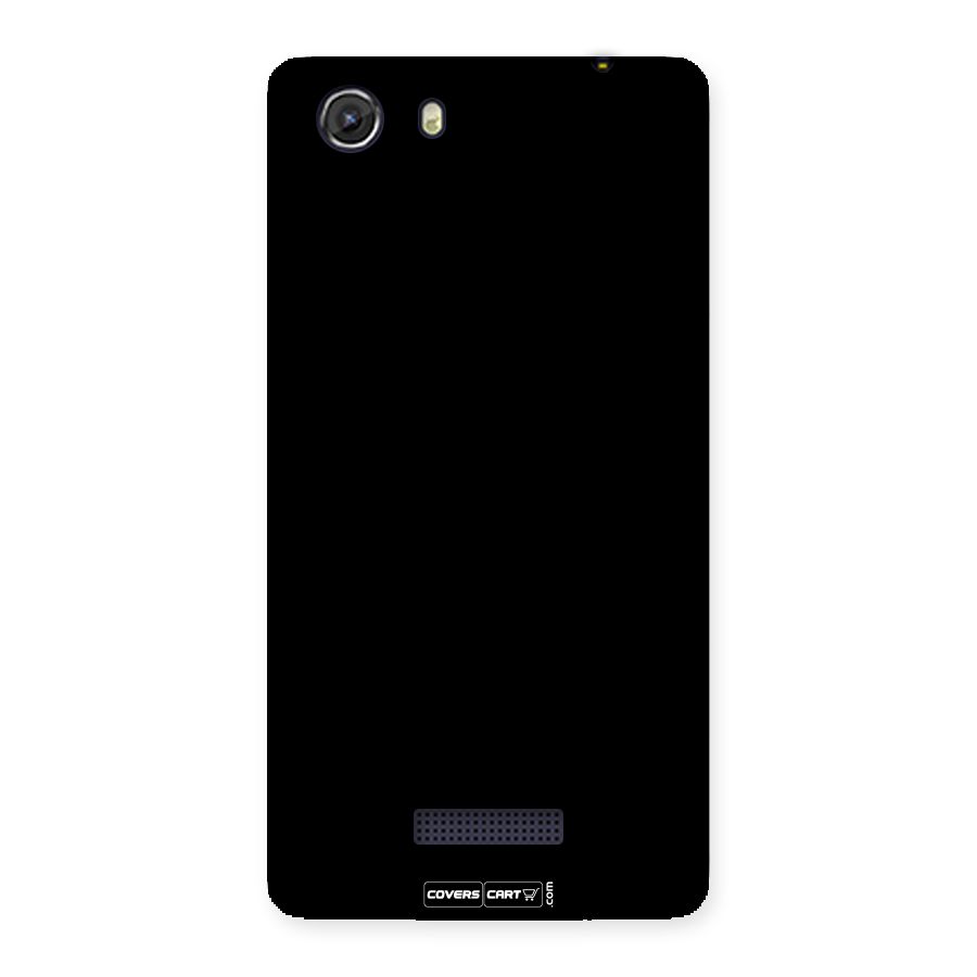 Simple Black Back Case for Micromax Unite 3