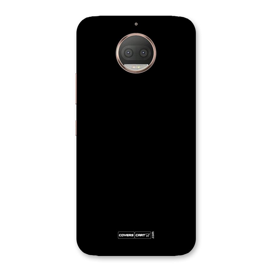 Simple Black Back Case for Moto G5s Plus