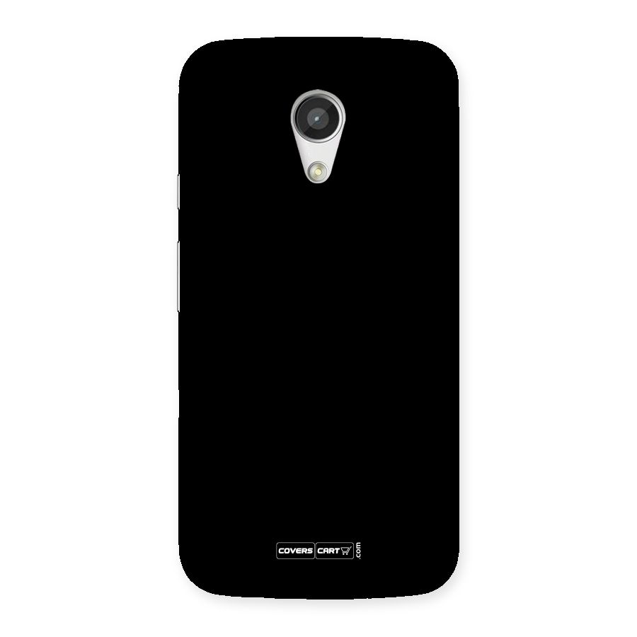 Simple Black Back Case for Moto G 2nd Gen