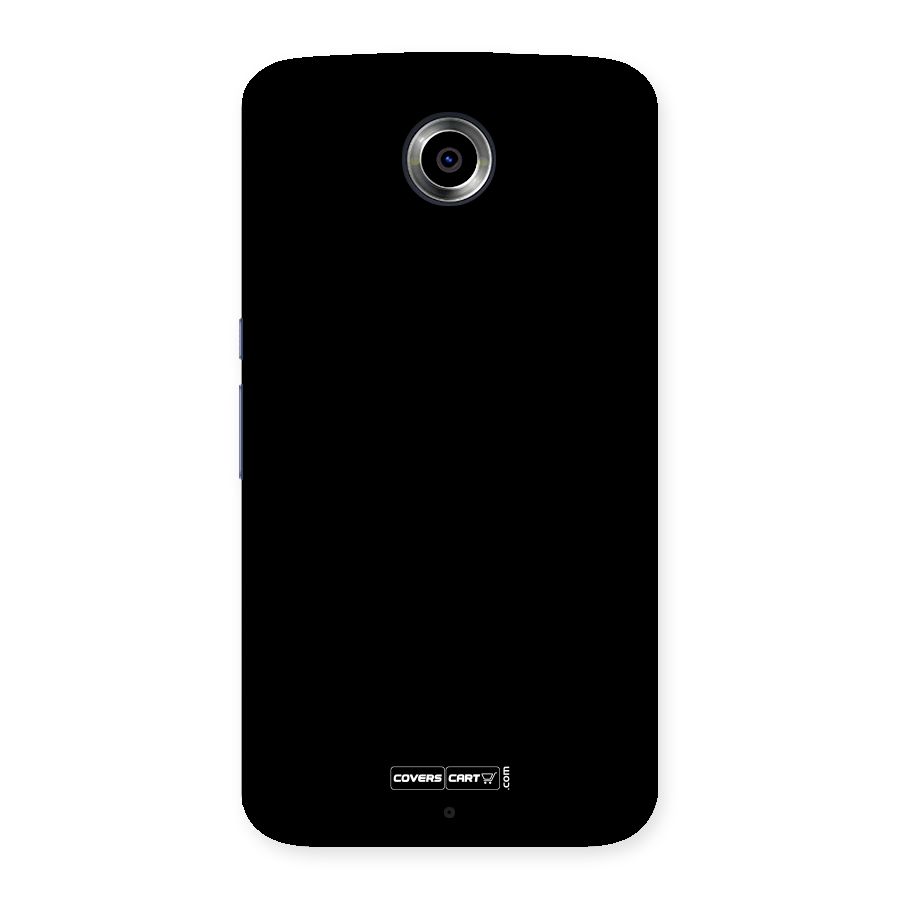Simple Black Back Case for Nexsus 6