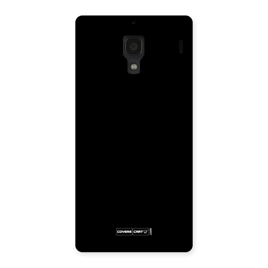 Simple Black Back Case for Redmi 1S