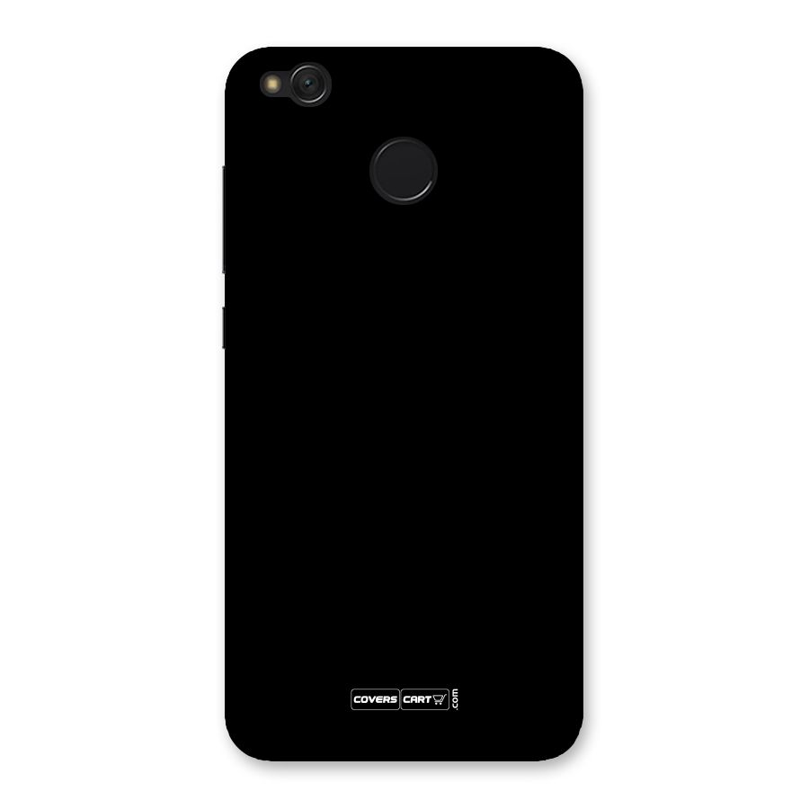 Simple Black Back Case for Redmi 4