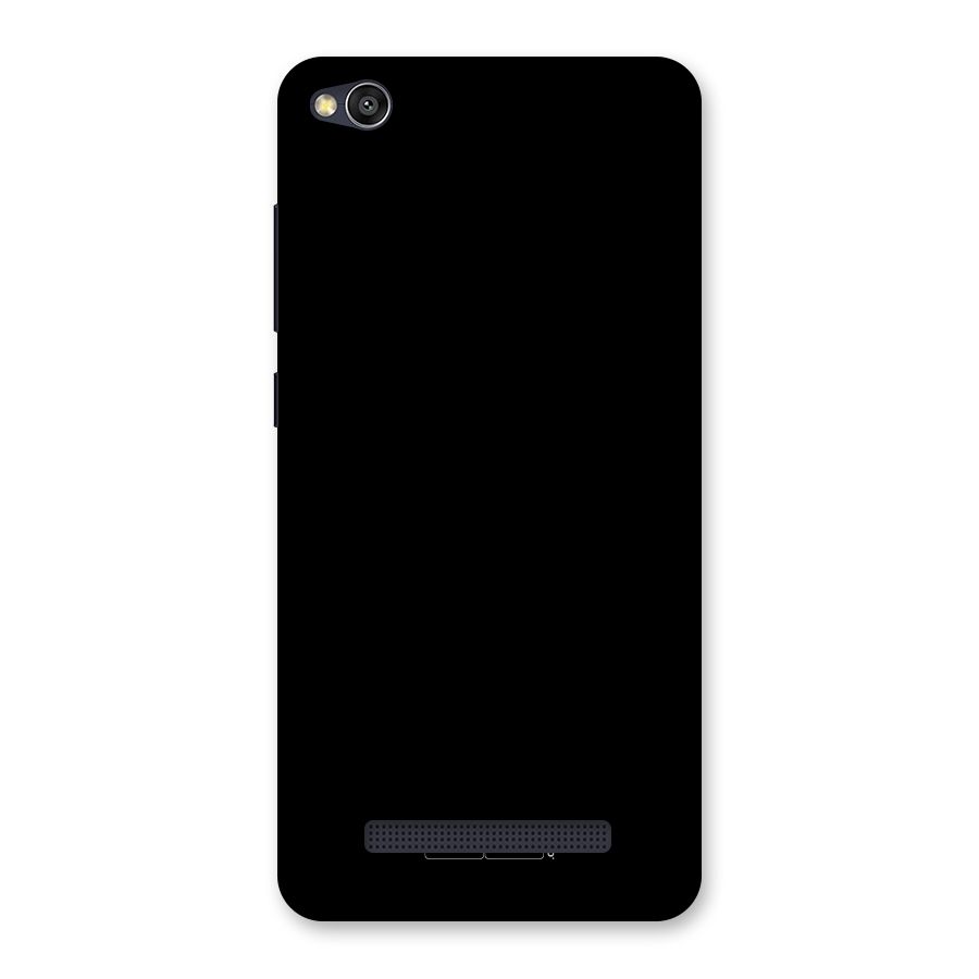 Simple Black Back Case for Redmi 4A