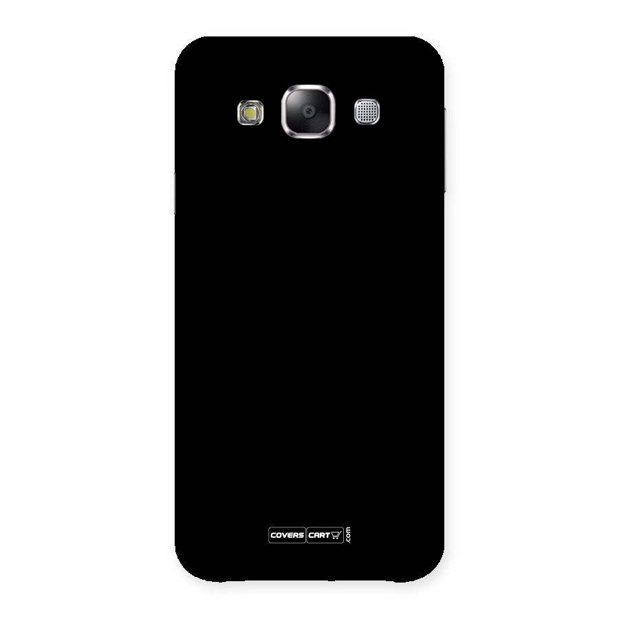 Simple Black Back Case for Samsung Galaxy E5