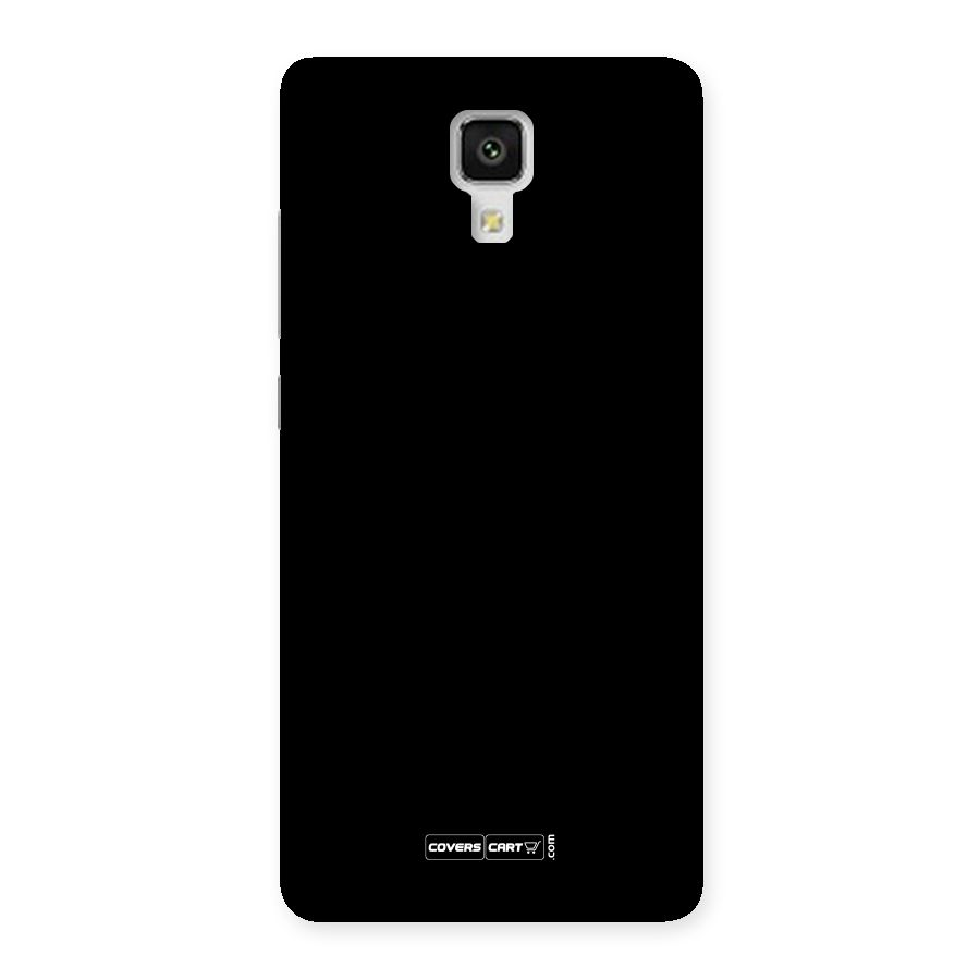 Simple Black Back Case for Xiaomi Mi 4