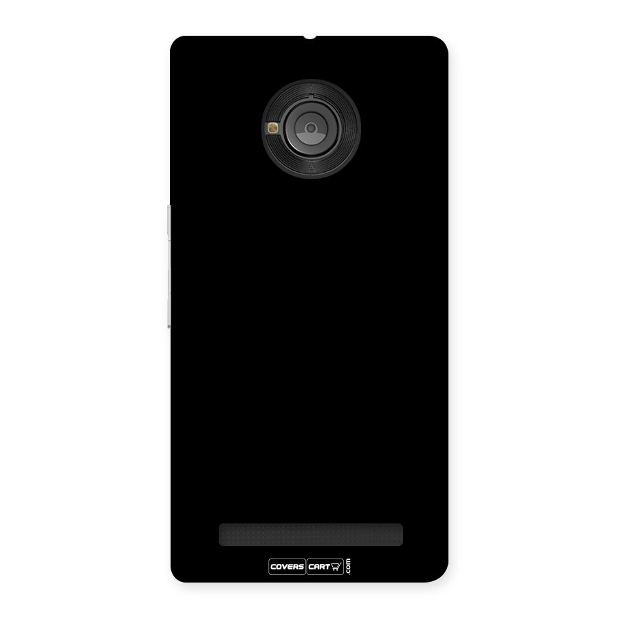 Simple Black Back Case for Yu Yuphoria