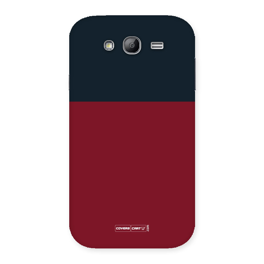 Maroon and Navy Blue Back Case for Galaxy Grand